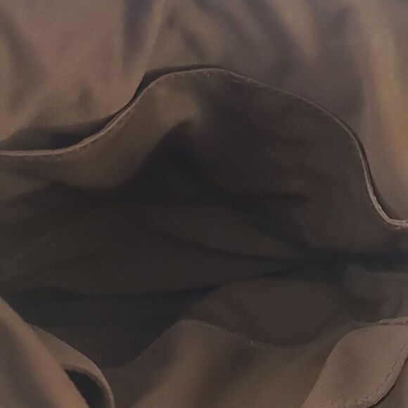 Vintage Boho Macrame Woven Crochet Bag Wood Bead Accents - Picture 6 of 8